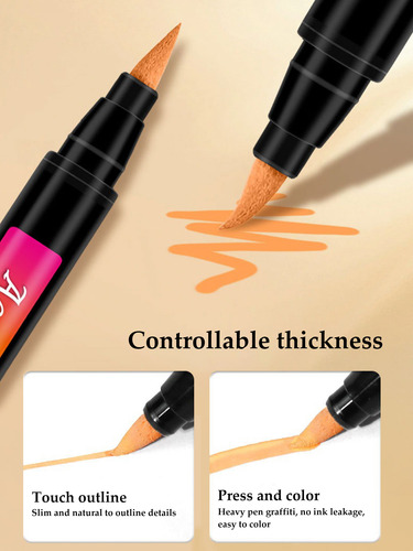 Conjunto De Marcadores Acrílicos Soft Head De 36 Cores, Cane