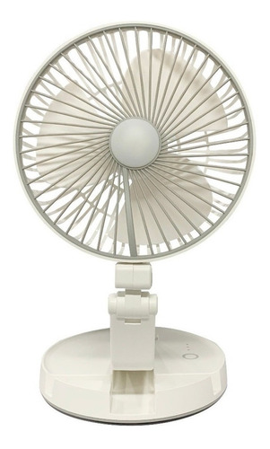 Ventilador De Escritorio Plegable Con Luz Gtc Ven-001 Blanco