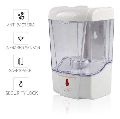 Dispensador Automático De Gel Antibacteriano Con Sensor De