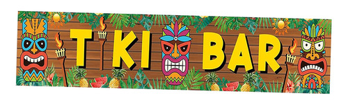 Tiki Decoración Tiki Bar Banner Para Estante Coche Tienda