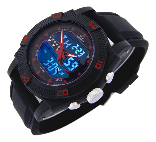 Reloj Montreal Hombre Ml1620 Ana-digi Luz Alarma Cronómetro