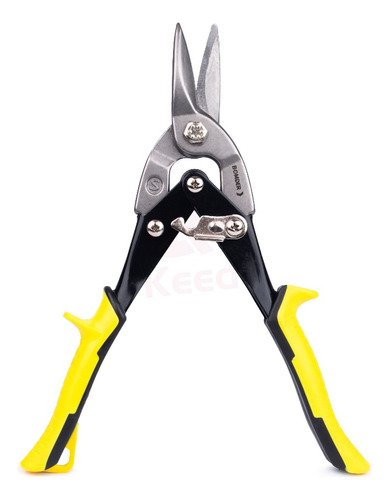 Tesoura P/ Chapa Metal Aço Aviação Corte Reto 10 Polegadas
