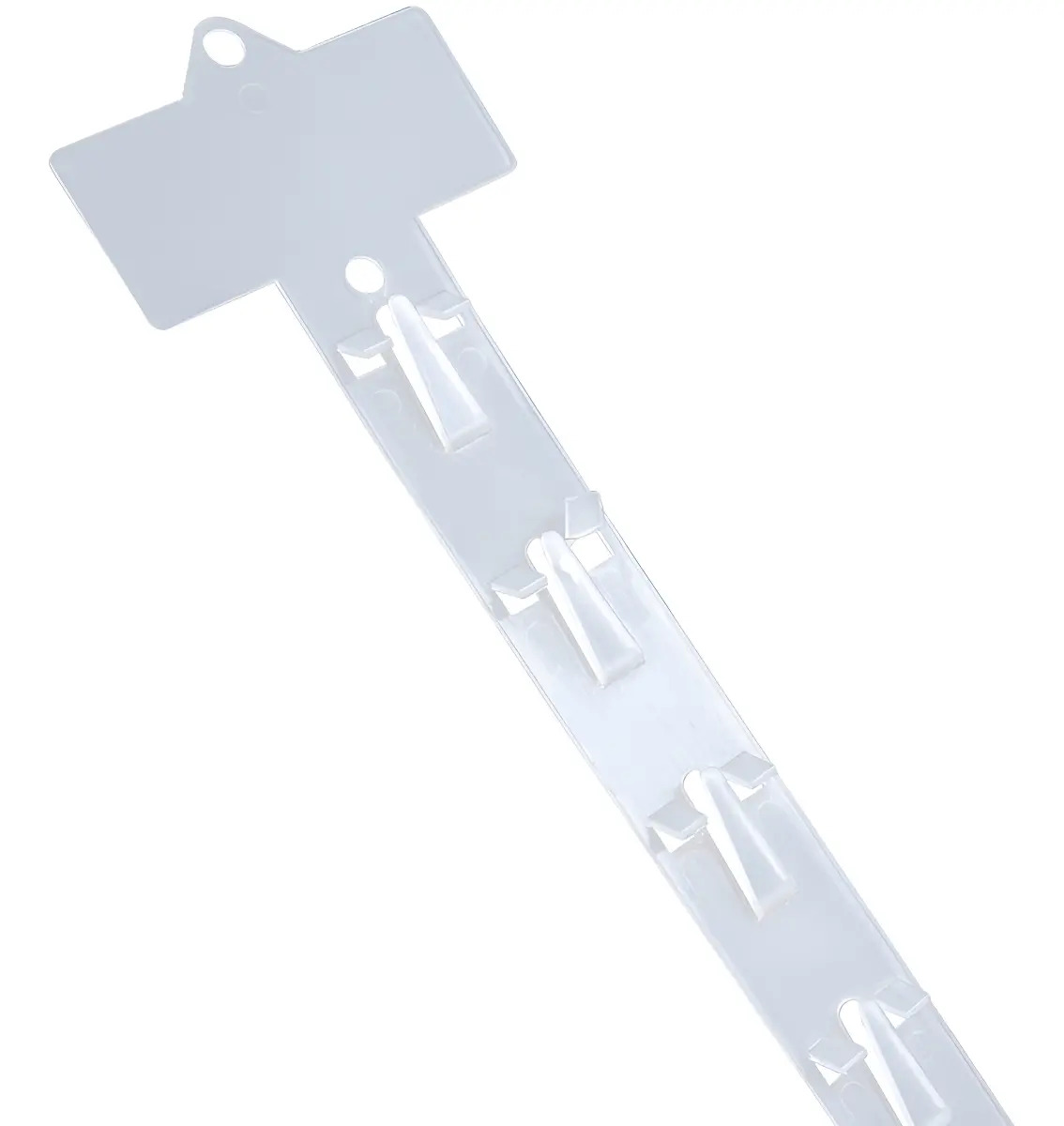 Exhivit TIP002 Tira De Impulso Plastico Exhibidor Colgador 100 Pzs SIN GANCHO