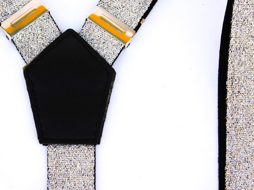 Tirantes Outfit Estilo Único Auténtico Unitalla Plateados