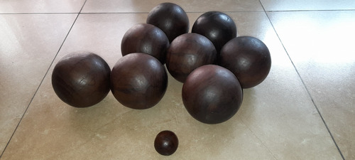 Juego De Bolas Criollas De Madera