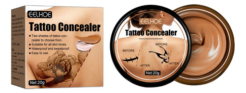 La Base De Maquillaje En U Oculta E Ilumina El Tatuaje C385