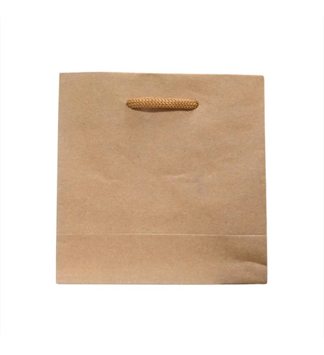 Sacolas Papel Kraft Pp Para Lembrancinhas 13x13x6cm C/10und.
