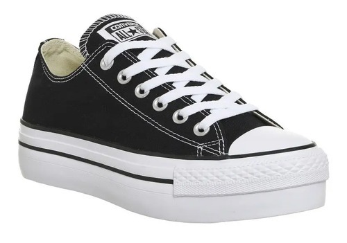 Zapatillas Converse Chuck Taylor Plataforma Negras 18 Cuotas | Cuotas sin  interés