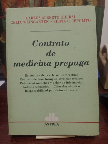 Contrato De Medicina Prepaga - Ghersi  Weingarten  Ippolito