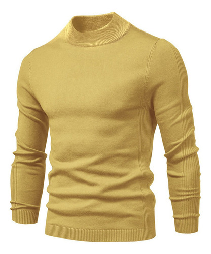 Suéter Hombre Casual Moda Cómodo Caballero Cuello Redondo