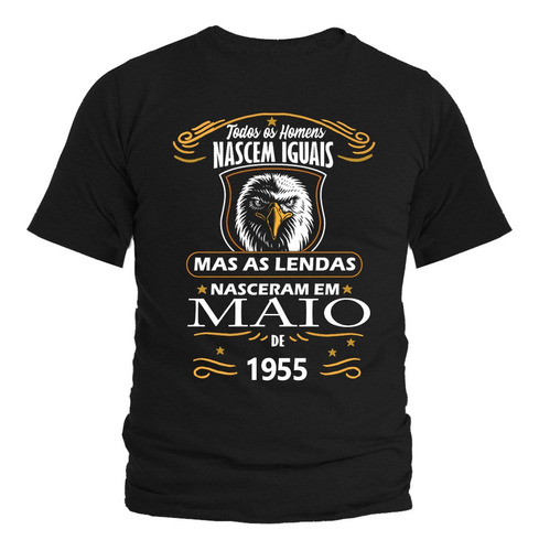 Camisa, Camiseta As Lendas Nascem Em 1955 No Mês De Maio