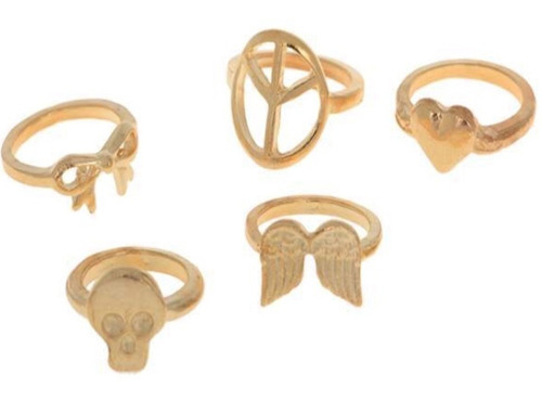 Anillos Midi Ring Tendencia Accesorios Femeninos