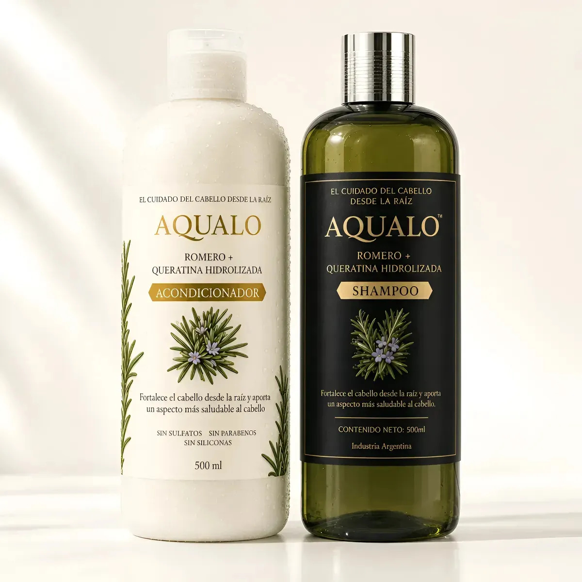 Kit Aqualo Shampoo Acondicionador Anticaída Fortalecimiento
