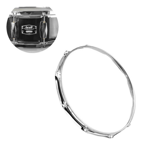 Aro De Bateria 14'' Com 10 Af. Batedeira E Resposta Pinguim