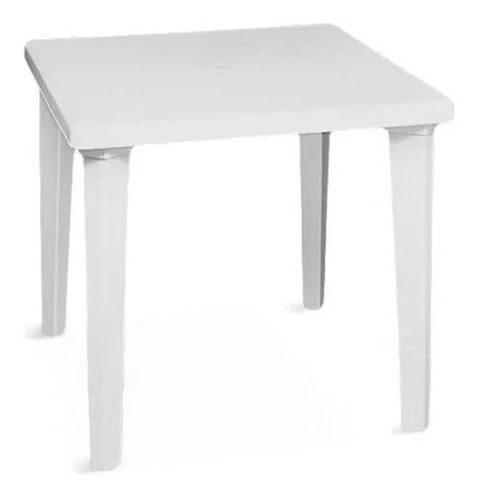 Mesa Cuadrada Plastica 75 X 75 Patas Desmontables Munro