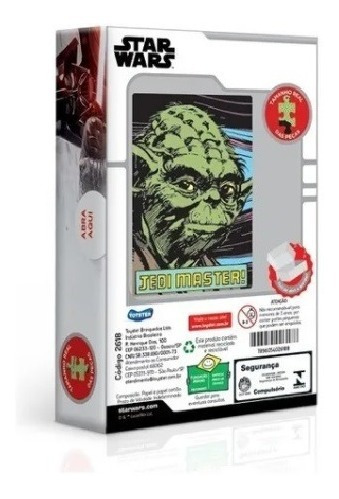 Imagem 3 de 3 de Quebra Cabeça Nano 500 Peças Star Wars Yoda - Toyster 2618