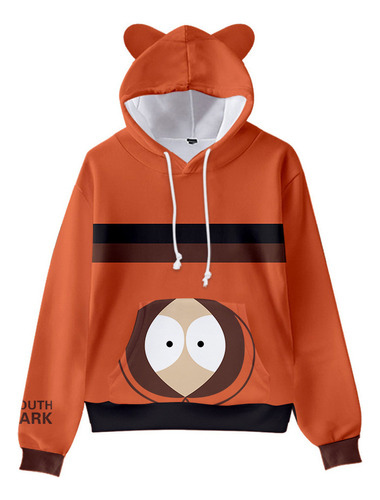 South Park - Sudadera Con Capucha Y Orejas De Gato