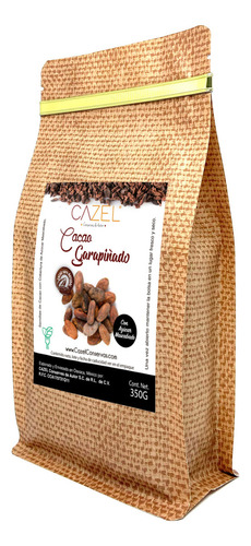 Semilla Grano De Cacao Garapiñado Azúcar Mascabado Oax 350g