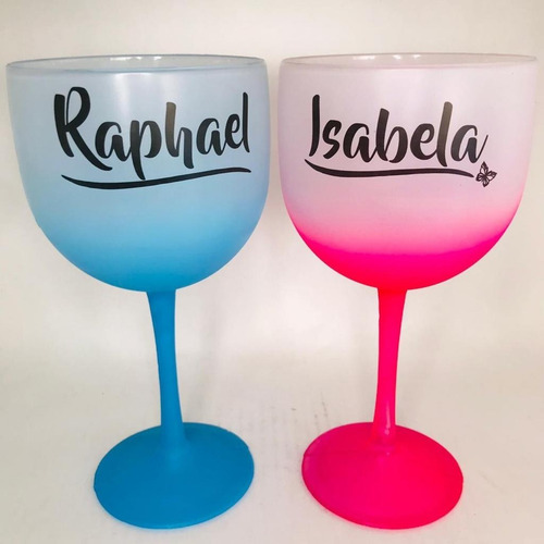 Imagem 1 de 9 de 5 Taças De Gin 600ml Acrílico Personalizadas