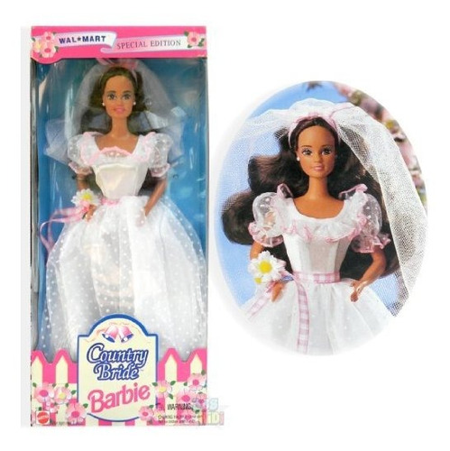 Barbie Country Bride Doll (morena) Wal Mart Edicion Especial