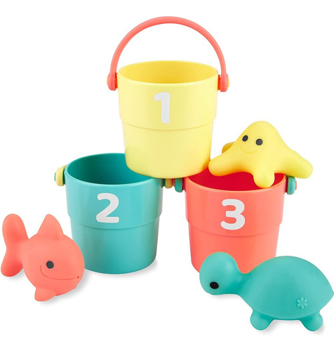 Simple Joys By Carter's Baby Stacking Buckets And Ocean Squi