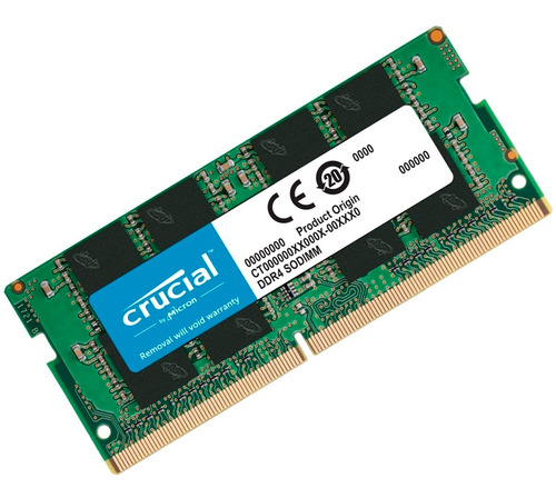 Memoria Ram Ddr4 Sodimm Crucial 8gb 2666mhz Notebook