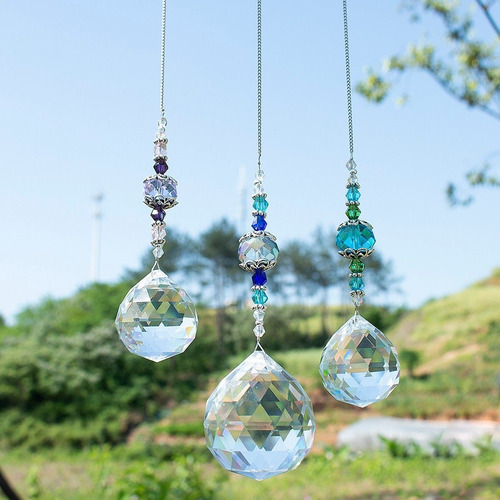 Imagem 3 de 7 de Mobile Suncatcher - Cristais - Conjunto 3 Unid. - Qualidade