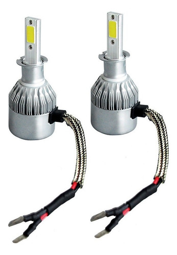 Kit Ampolletas Luces H1 H3 H7 H11 H27 880/881 C6 Turbo Led