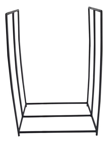 Soporte de metal para leña, soporte para leña, estufa, brasero