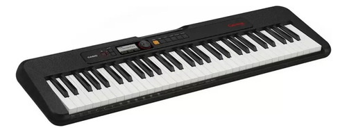 Teclado USB portátil Casio Ct-s195 de 61 teclas com alça preta