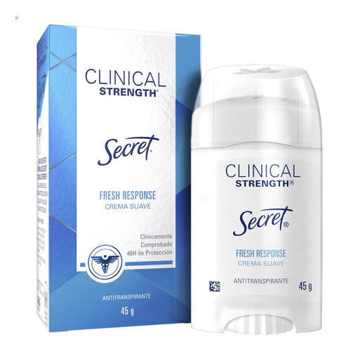 Desodorante Secret Clinical Creme Fresh Response 45g