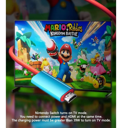 Cable Adaptador Tipo C A Hdmi Para Tv Nintendo Switch & Oled