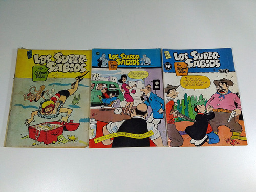 Lote 3 Comics Los Supersabios Super Sabios Comic