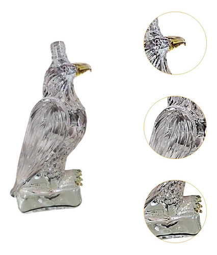 /decantador De Vidrio Para Botella Whisky Eagle, Licor Botel