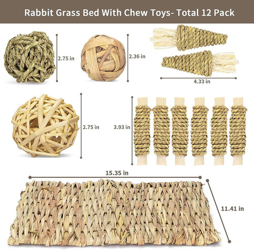 Rabbit Toys, Bunny Toys, Rabbit Chew Toys Treats With Large