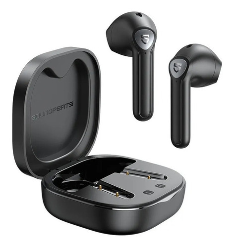 Auricular in-ear gamer inalámbrico Soundpeats TWS TrueAir 2 black con luz LED