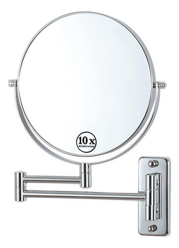 Lansi Makeup Mirror 10x Magnifying Wall Mount Double-sided V