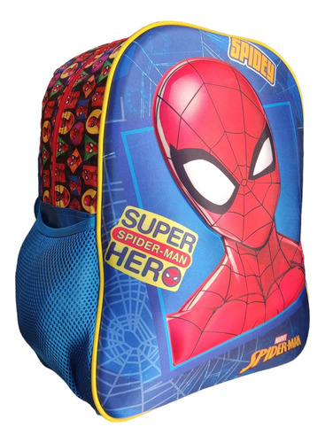 Mochila Escolar Primaria Marvel Spiderman Hero Spidey 3d Ruz
