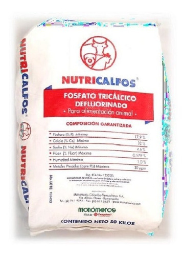 Fosfato Tricalcico * 50 Kilos - Kg a $6379