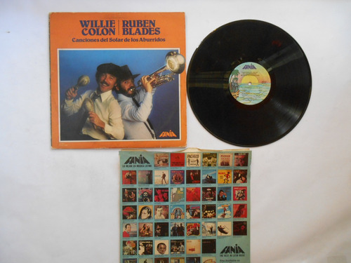 Willie Colón Ruben Blades Canciones Del Solar Lp Usa 1981