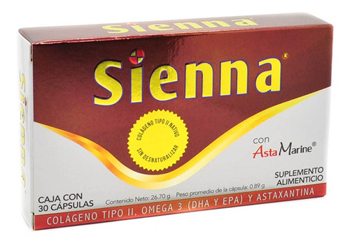 Sienna Suplemento Alimenticio Cap C30, Pack Of 1