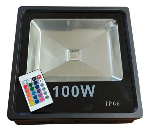 Reflector Led Rgb 100w Ip65 100-265v 10,000lm 50,000hrs Negro Rgb