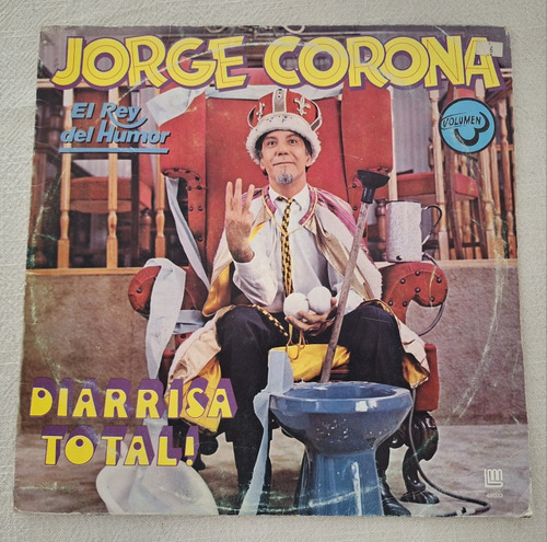 Disco Vinilo Jorge Corona Diarrisa Total Volumen 3