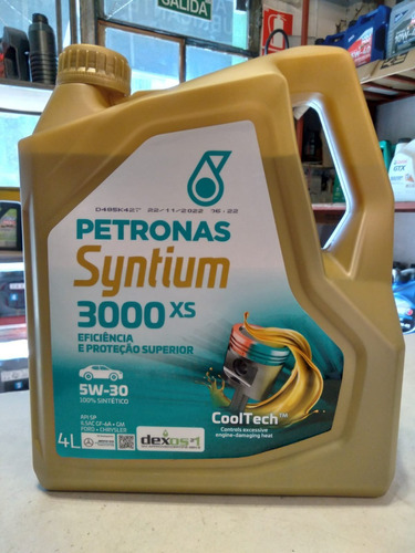Aceite Petronas Syntium 3000xs 5w30 Sintetico. 4l. L46