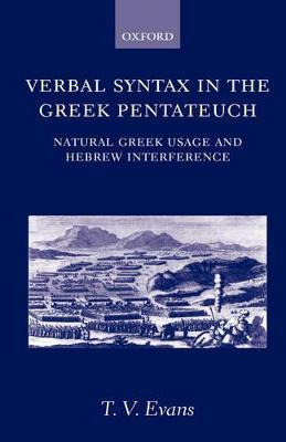 Libro Verbal Syntax In The Greek Pentateuch : Natural Gre...