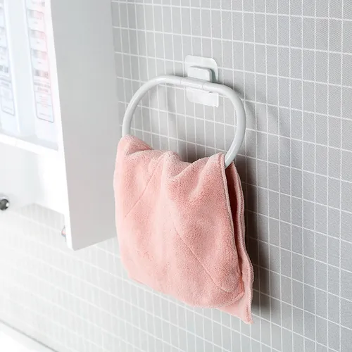 Anillo Portatoallas Autoadhesivo Para Cocina Y Baño
