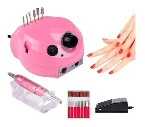 Kit Pulidor De Uñas Electrico Profesional Manicure Pedicure