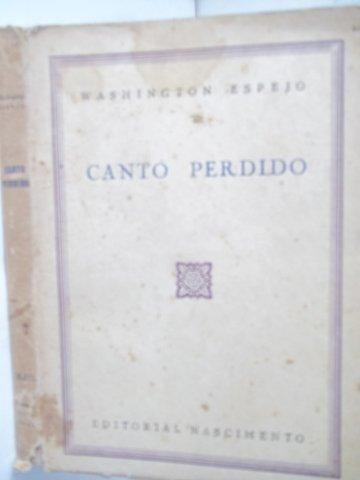 Livro Canto Perdido Autografado (em  Washington Espejo