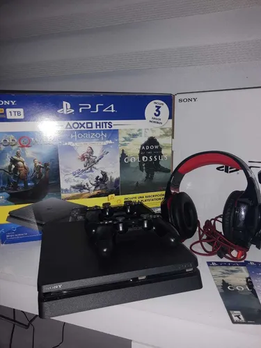 Ps4 Slim 1tb+ 2 Joystick+ 17 Juegos Digitales (Usado)