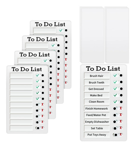 Rcybo 5 Piezas Para La Lista De Verificación De La Lista De